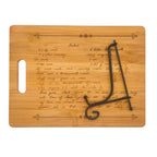 Engraved Recipe Cutting Board Burn Wow