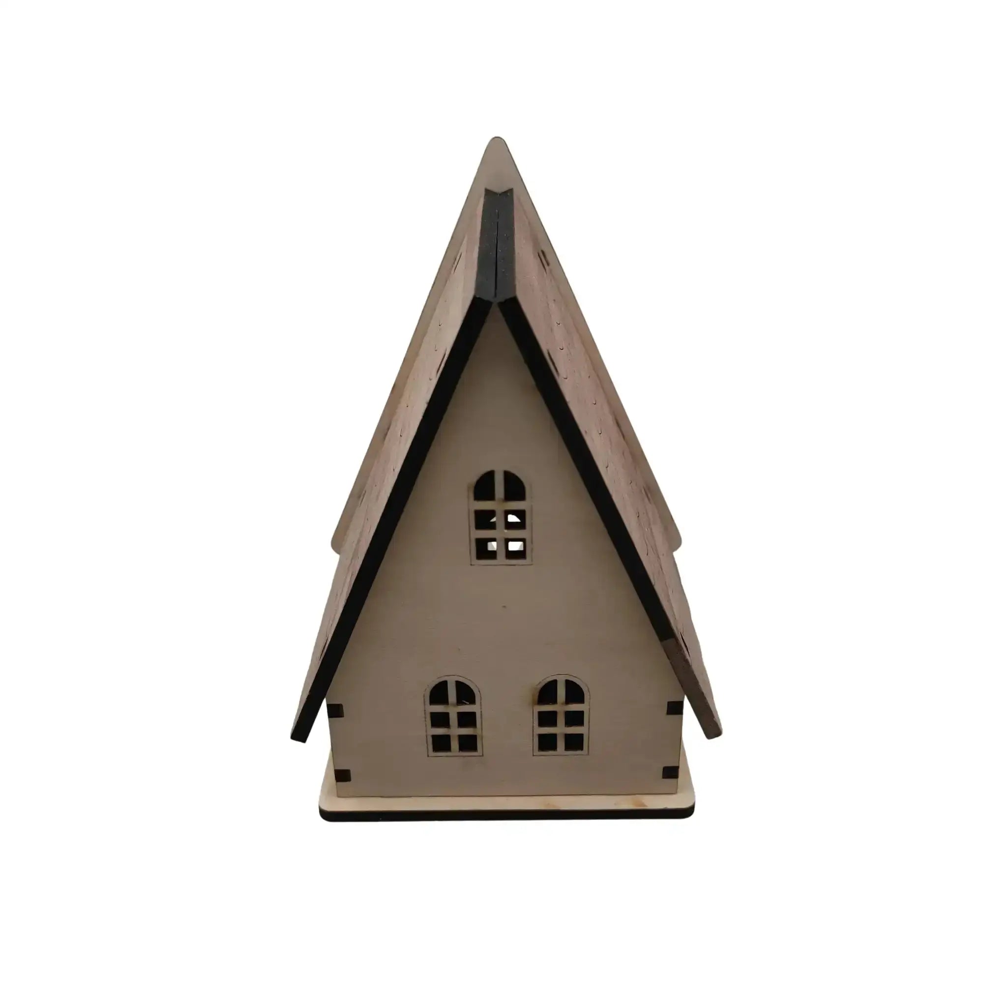 A-Frame Tealight House Burn Wow