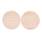 Beer Designs Round Wooden Coasters (Set of 2) - Burn Wow