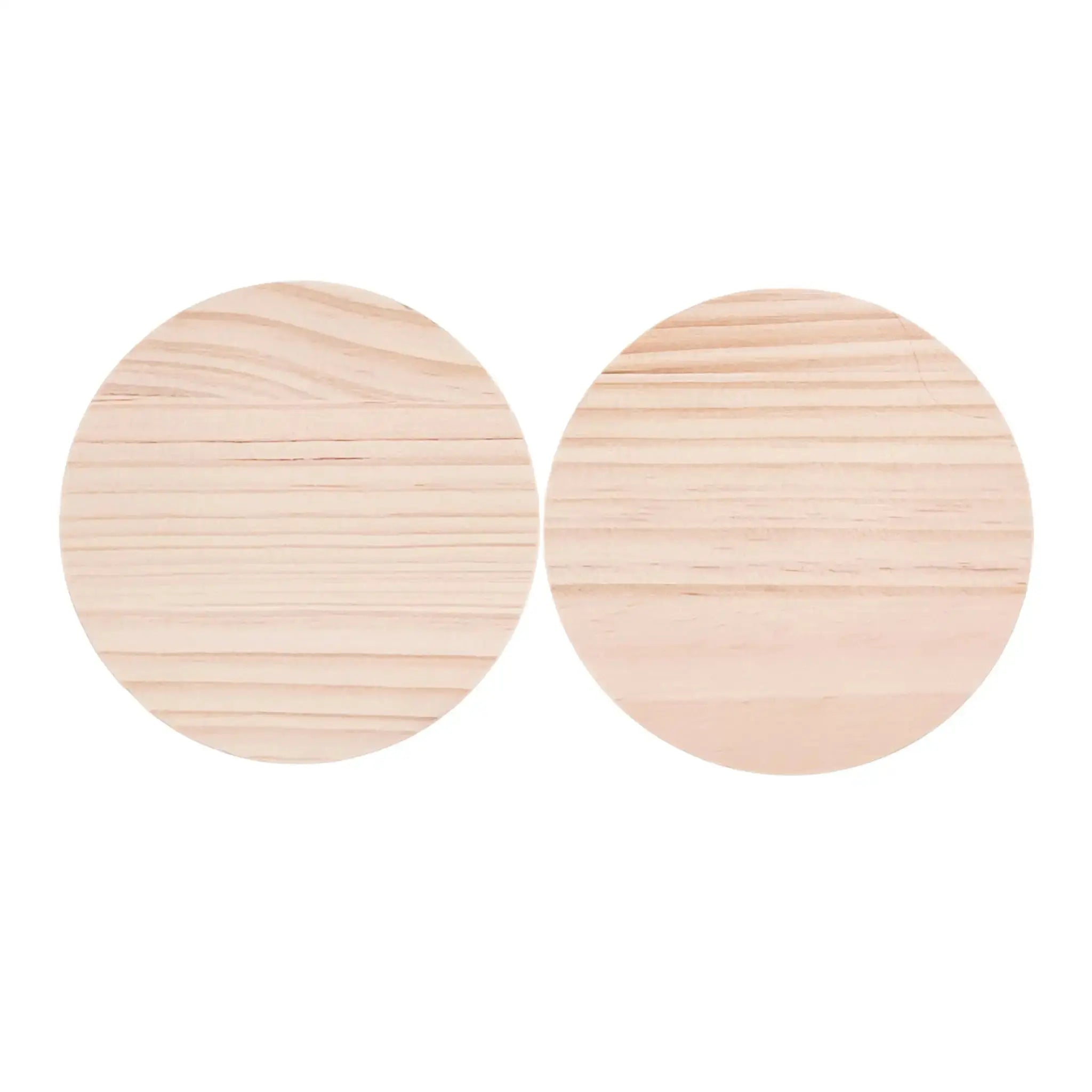 Beer Designs Round Wooden Coasters (Set of 2) - Burn Wow