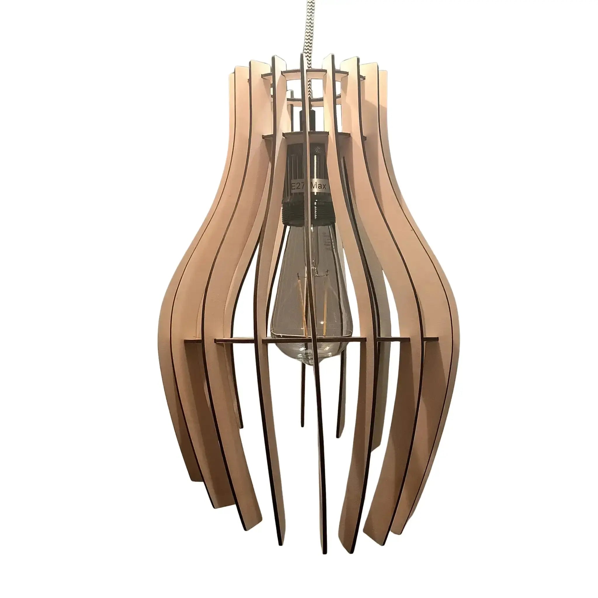 Barrel Curve Lamp Shade Burn Wow