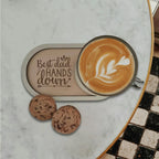 Dad Designs Wooden Coffee Tray Burn Wow