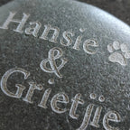 Pet Memorial Stones Burn Wow