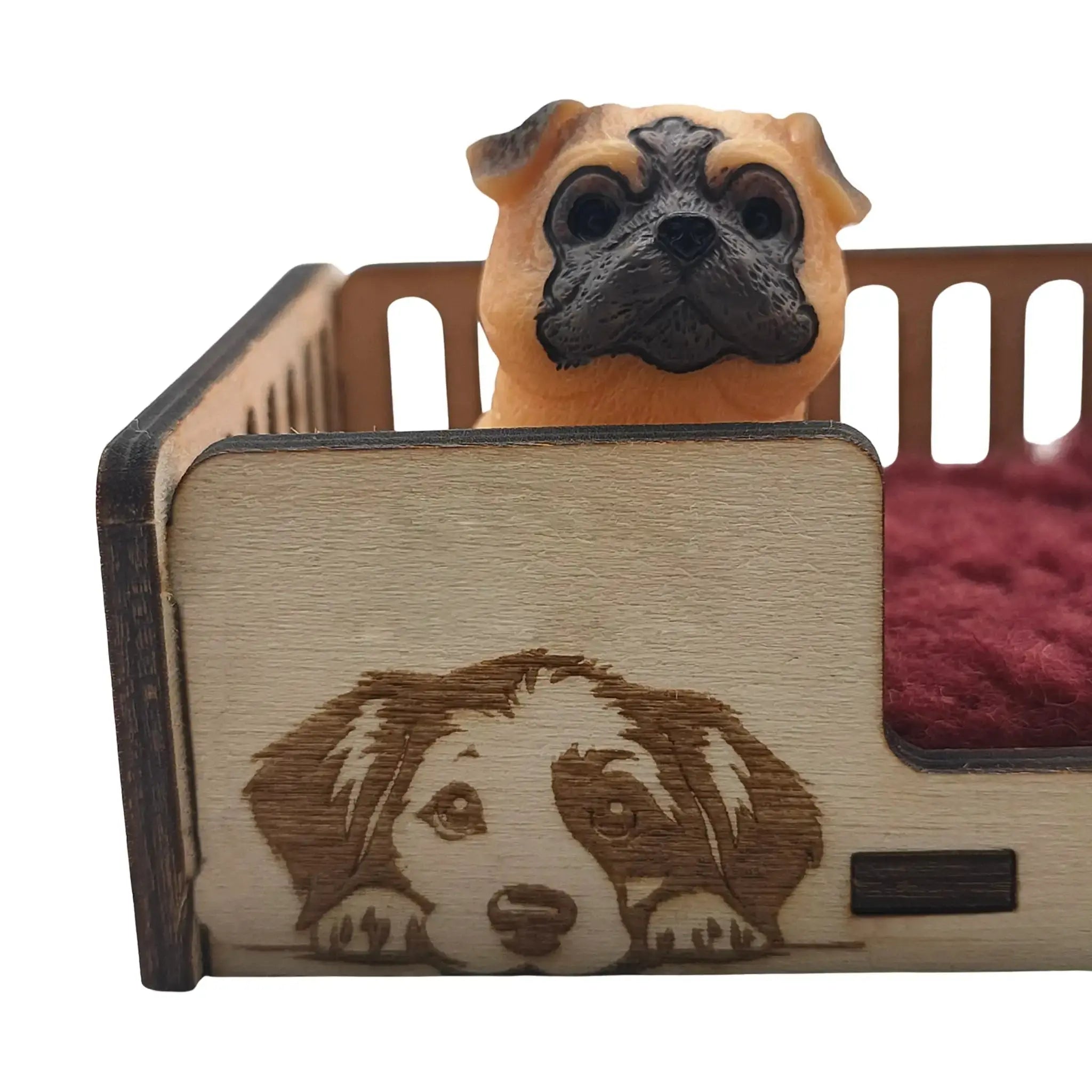 Emotional Support Dog Bed with Pet Burn Wow