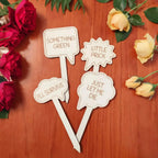 Funny Sayings Garden Markers (Set of 4) Burn Wow