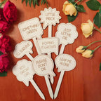 Funny Sayings Garden Markers (Set of 4) Burn Wow
