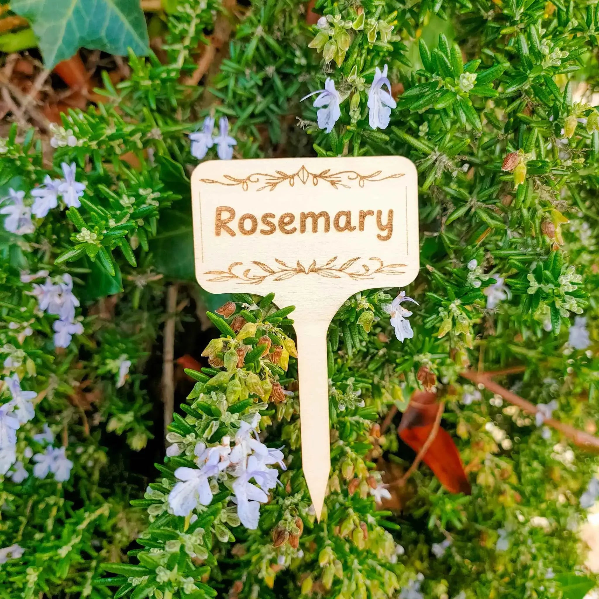 Custom Text Garden Markers Burn Wow