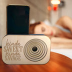 Girl Band Designs Wooden Phone Speaker Box Burn Wow