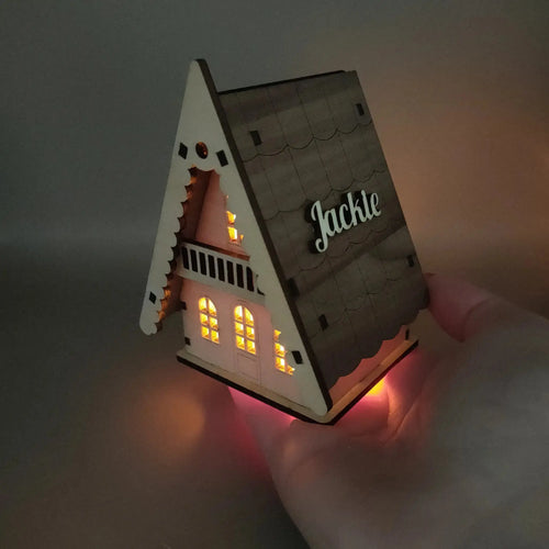 A-Frame Tealight House Burn Wow