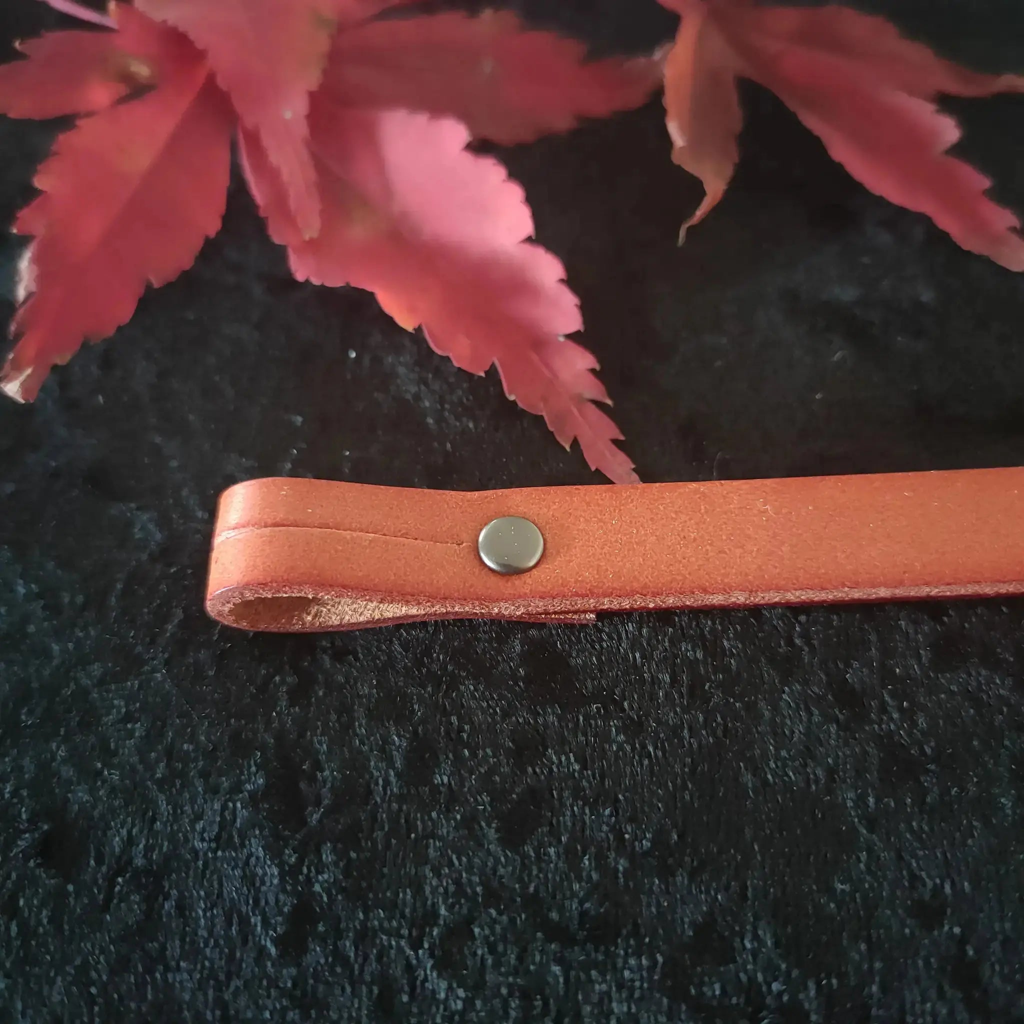 Brown Leather Bracelet Burn Wow