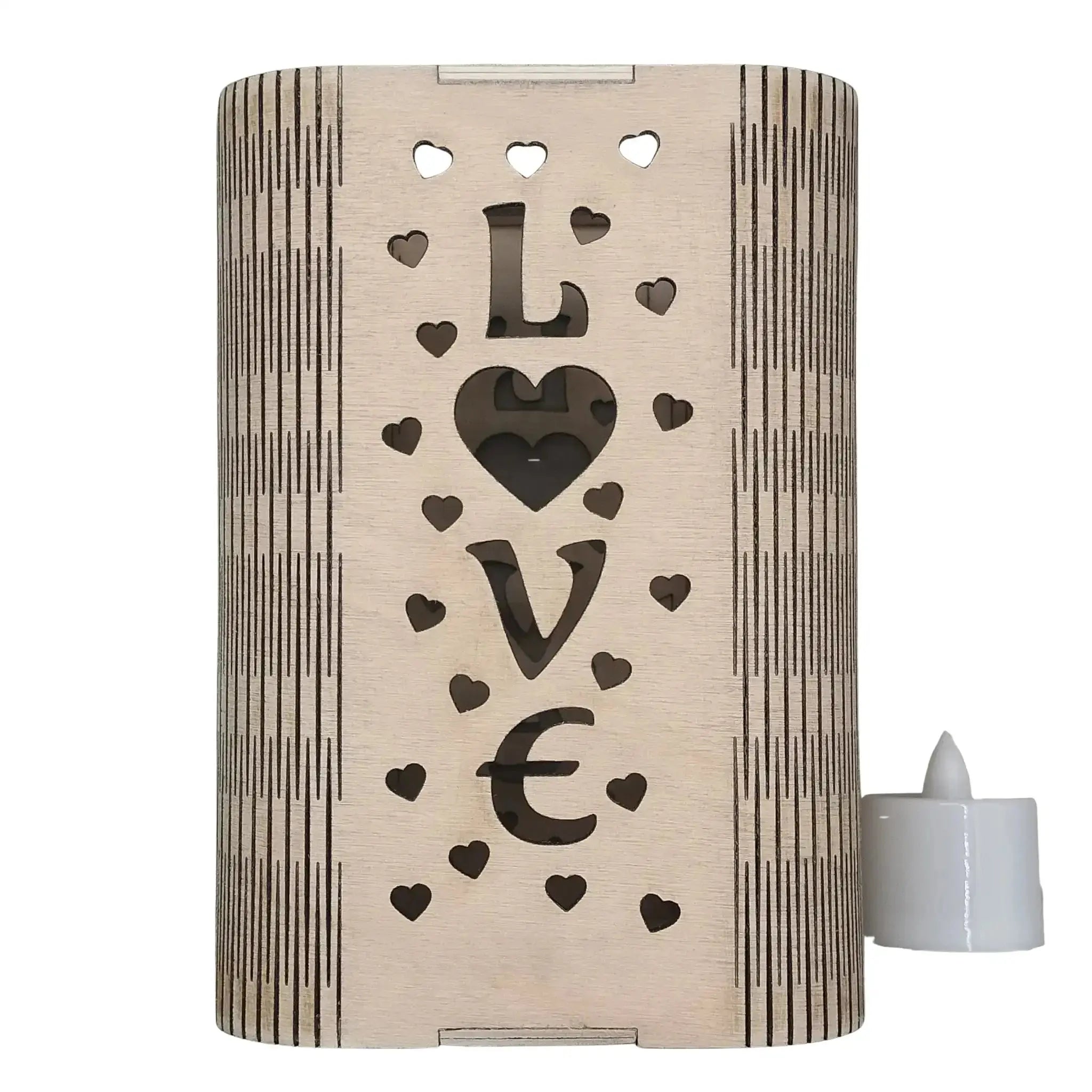 Love Design Tealight Lantern Burn Wow