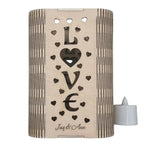 Love Design Tealight Lantern Burn Wow