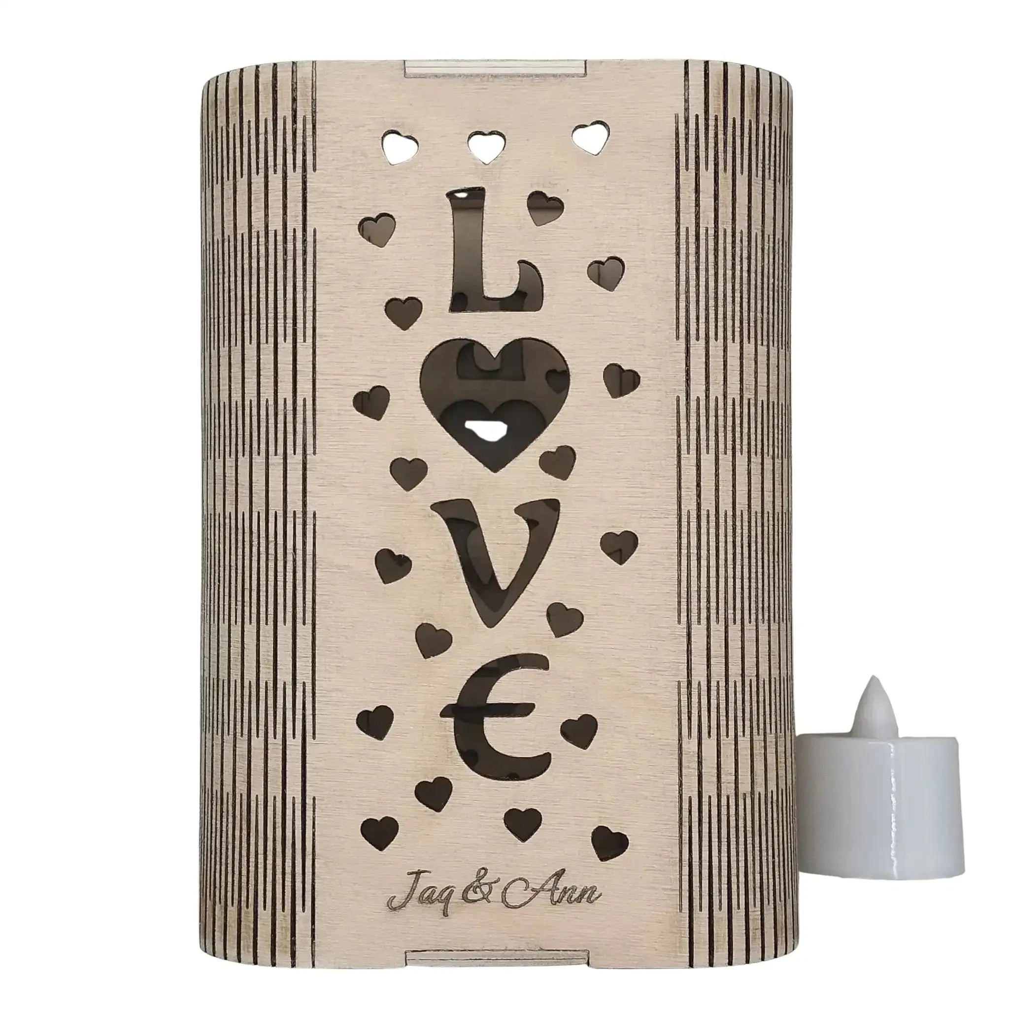 Love Design Tealight Lantern Burn Wow