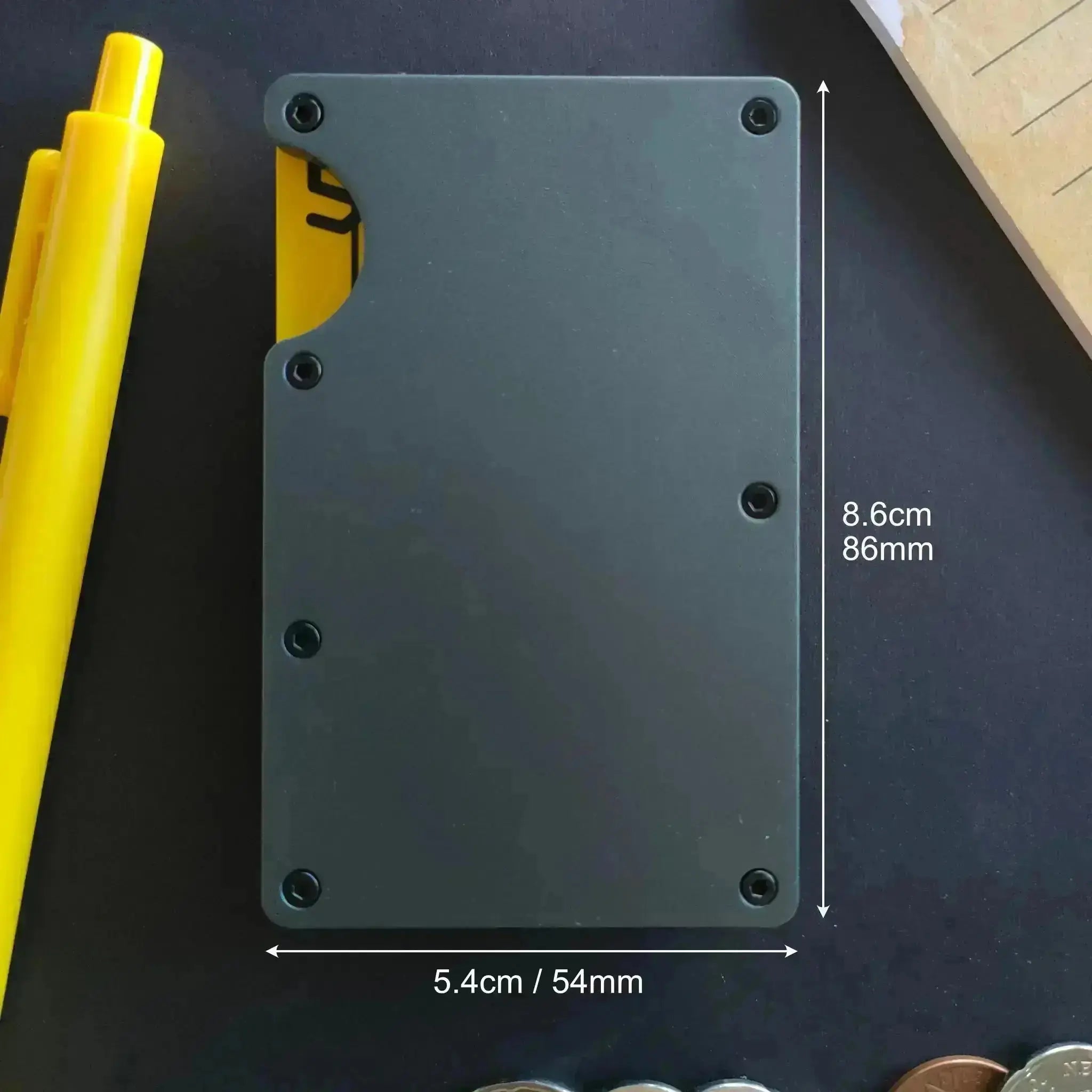 Proud Dad Design Minimalist Wallet Burn Wow