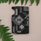 Geometric Minimalist Wallet Burn Wow