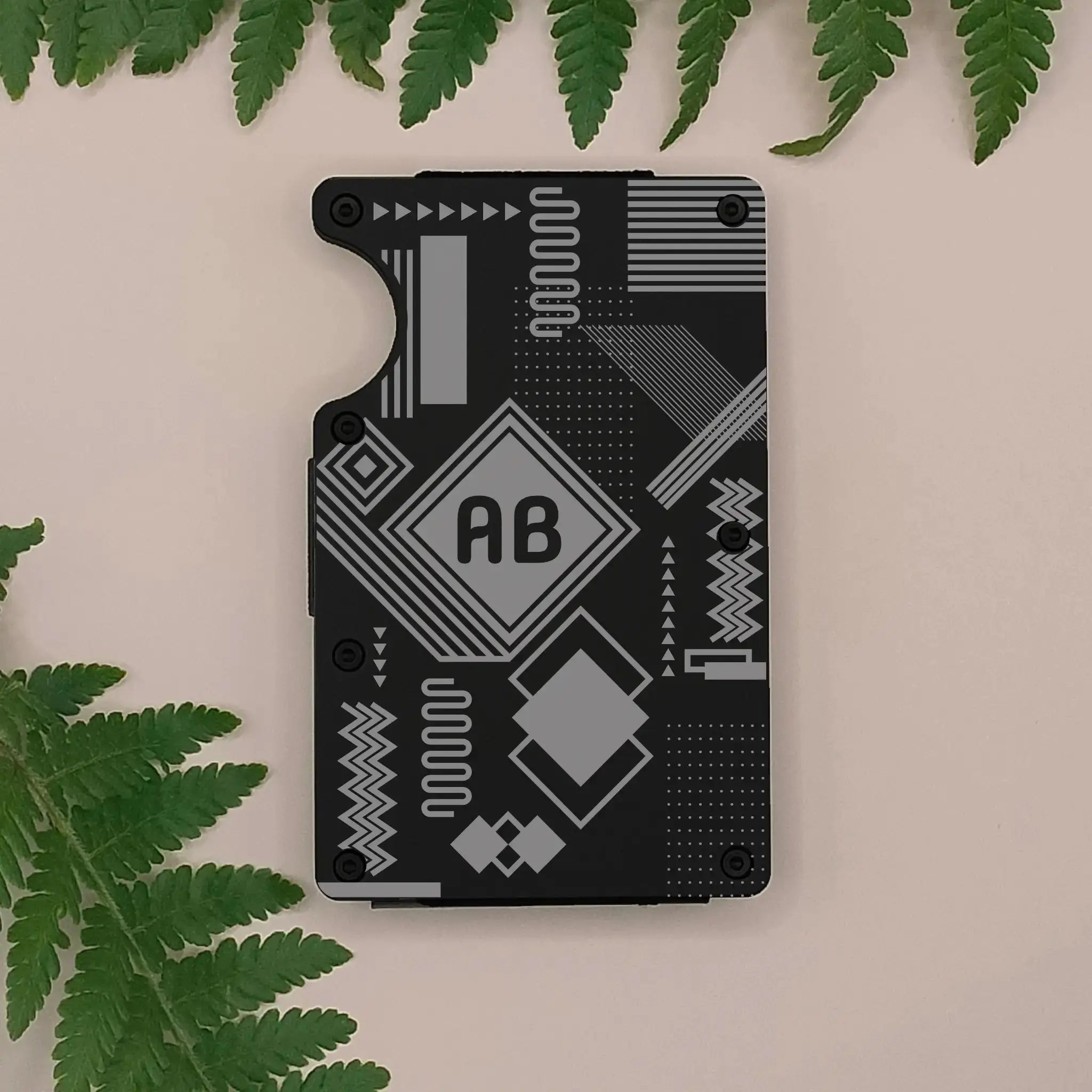 Geometric Minimalist Wallet Burn Wow