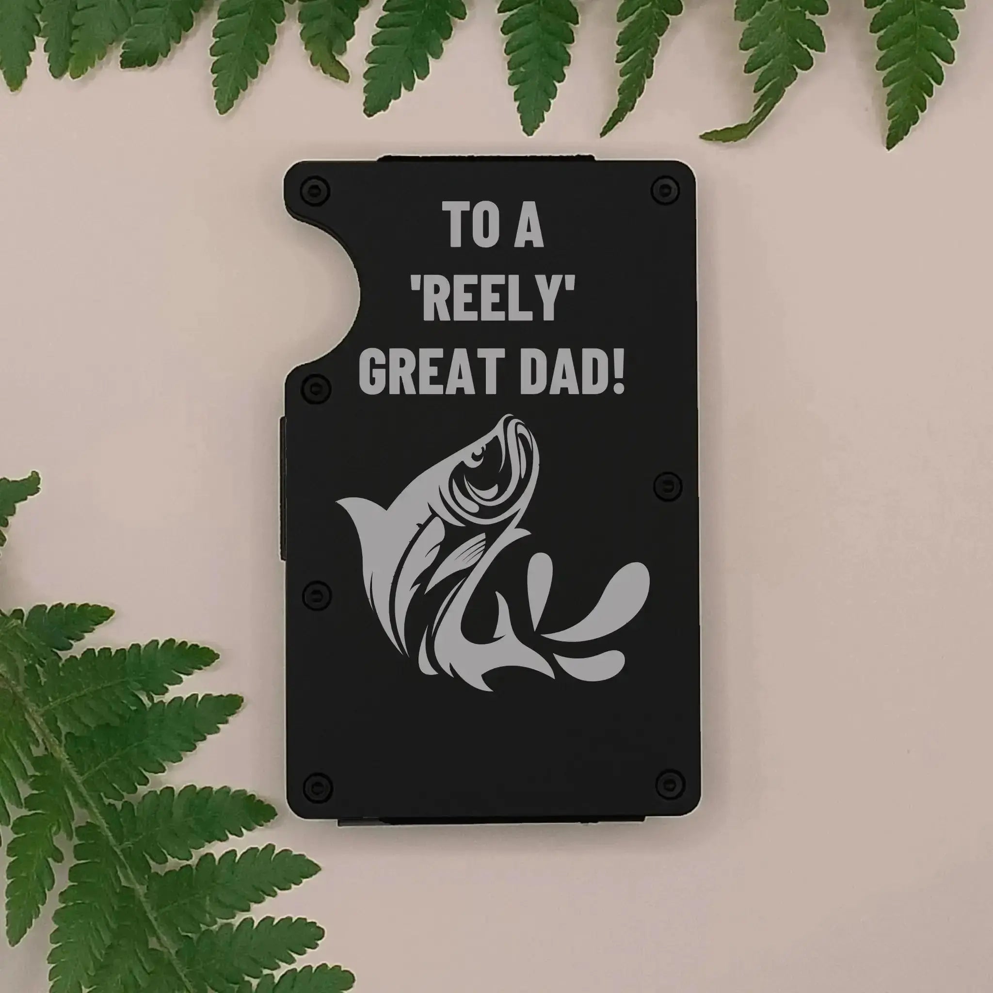 Fathers Day Designs Minimalist Wallet Burn Wow