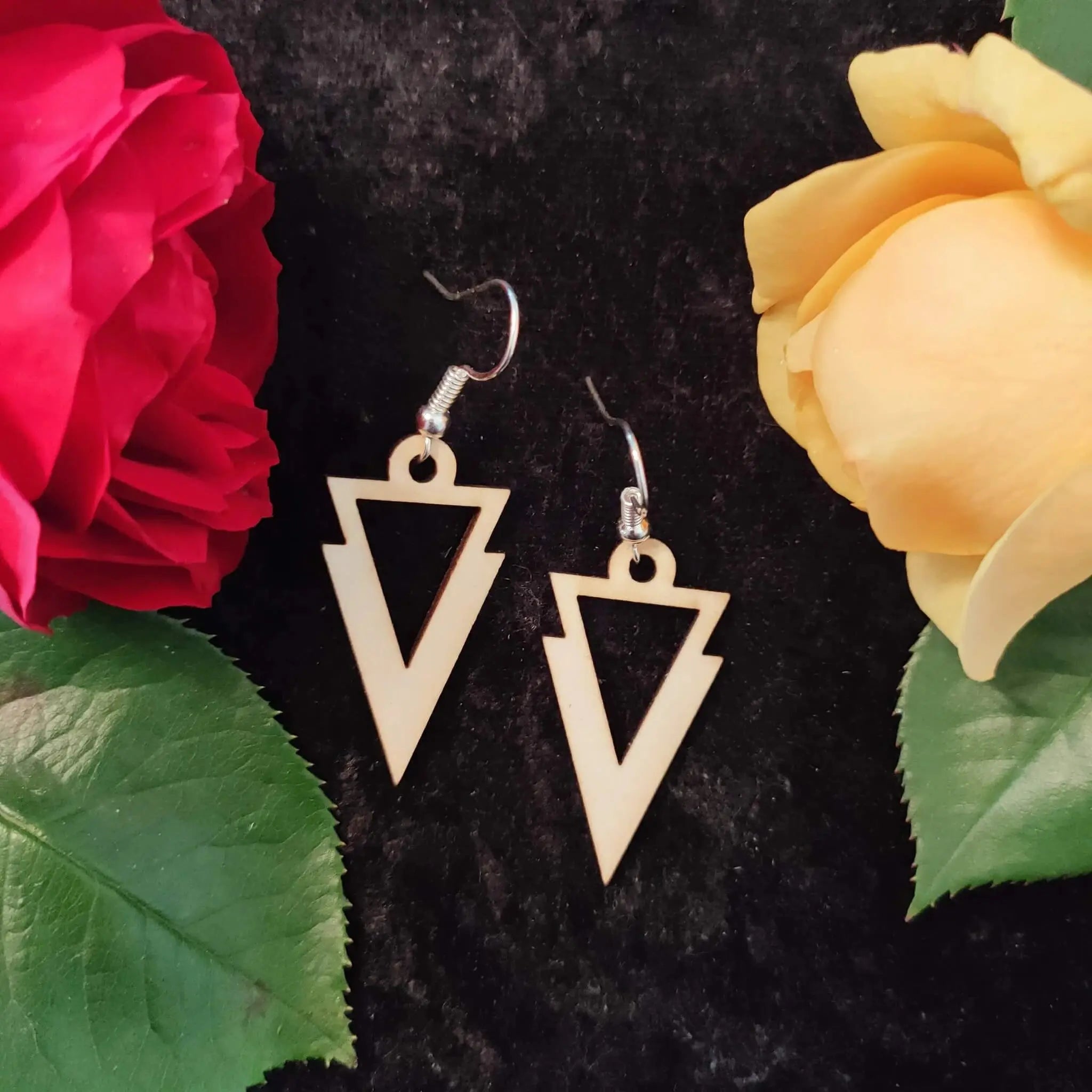 Pine Natural Earrings