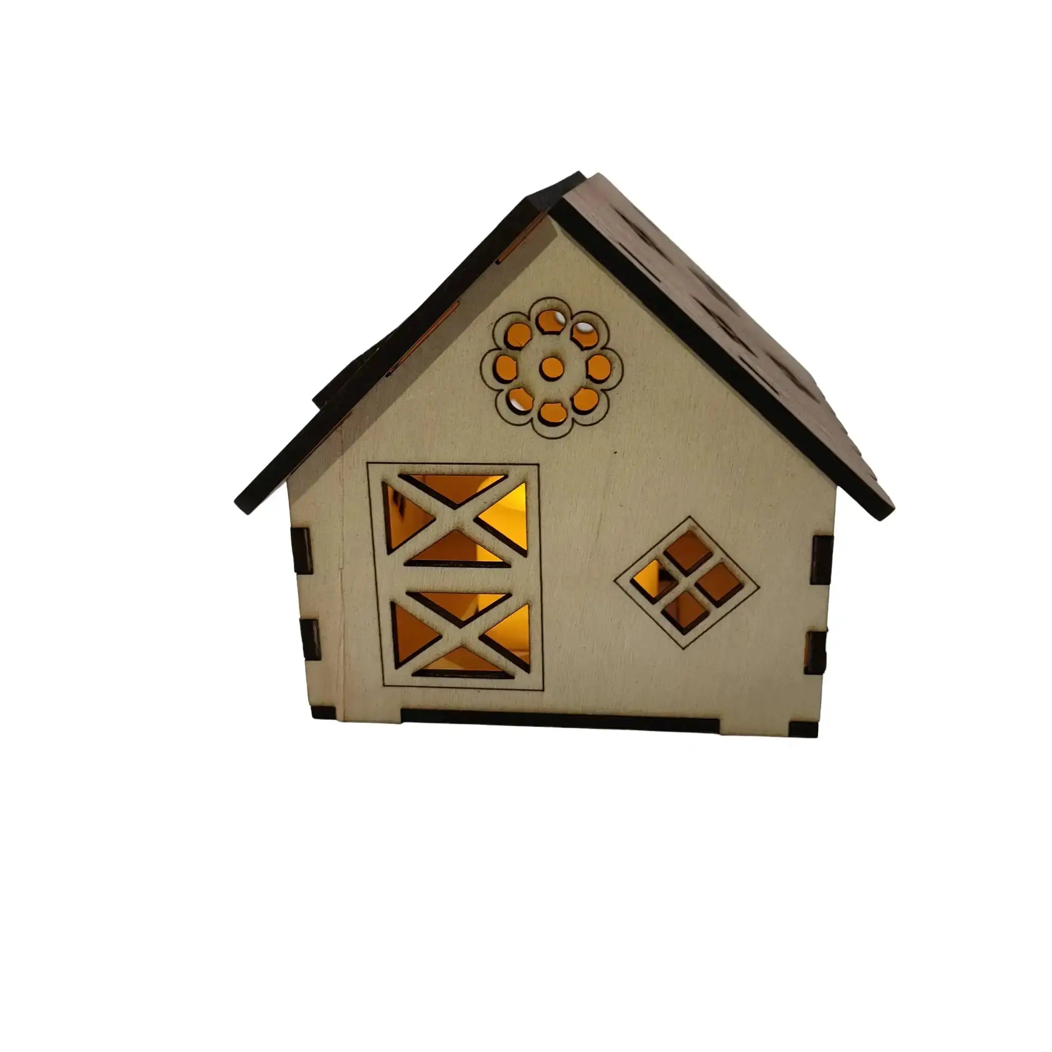 Quaint Tealight House Burn Wow