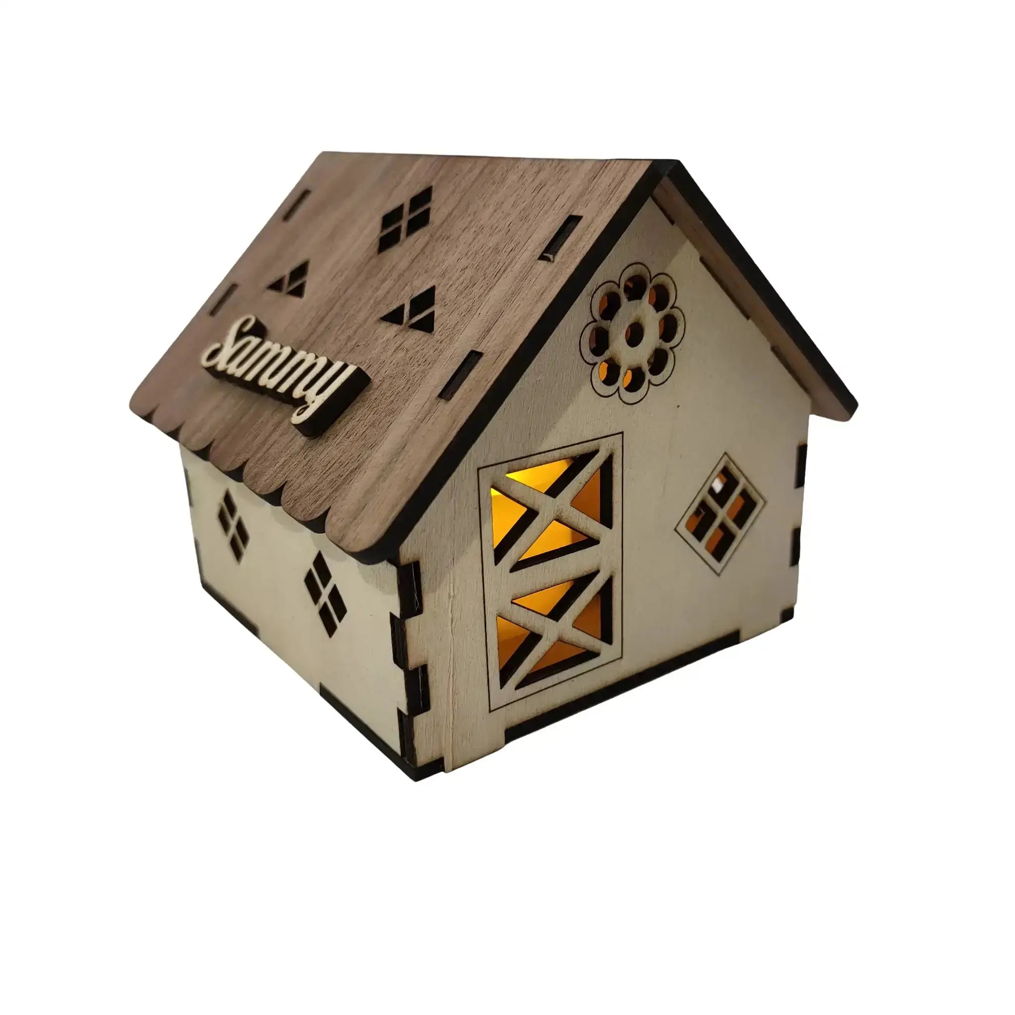Quaint Tealight House Burn Wow