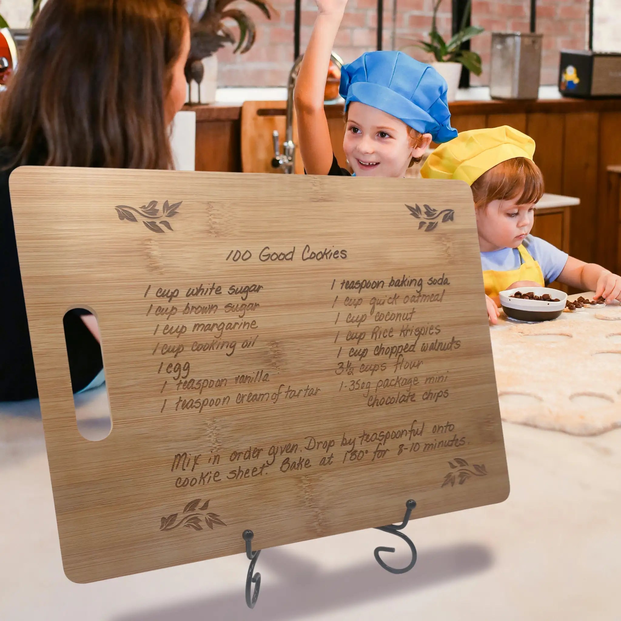 Engraved Recipe Cutting Board Burn Wow