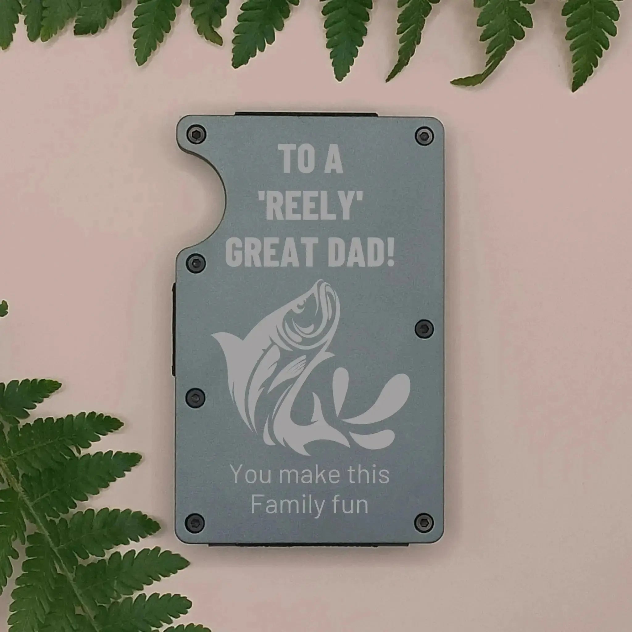 Fathers Day Designs Minimalist Wallet Burn Wow