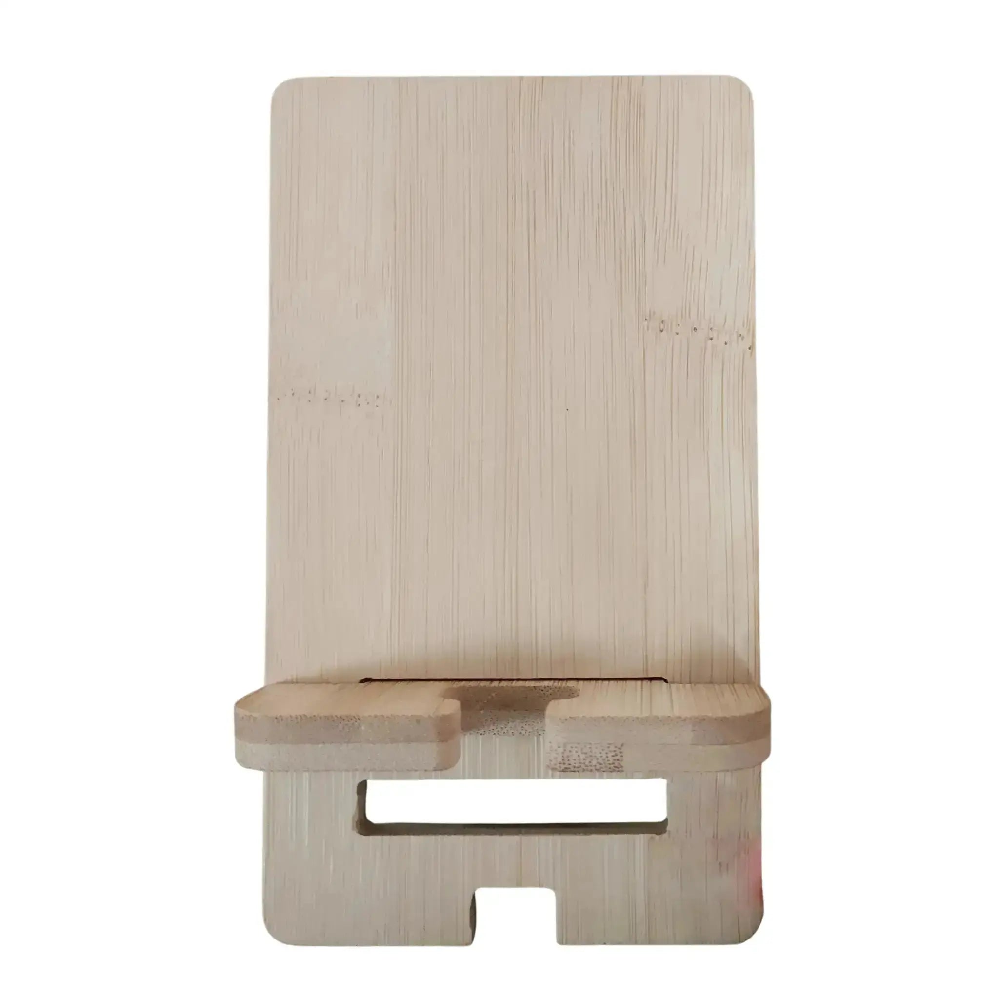 Bamboo Phone Stand for Dad Burn Wow
