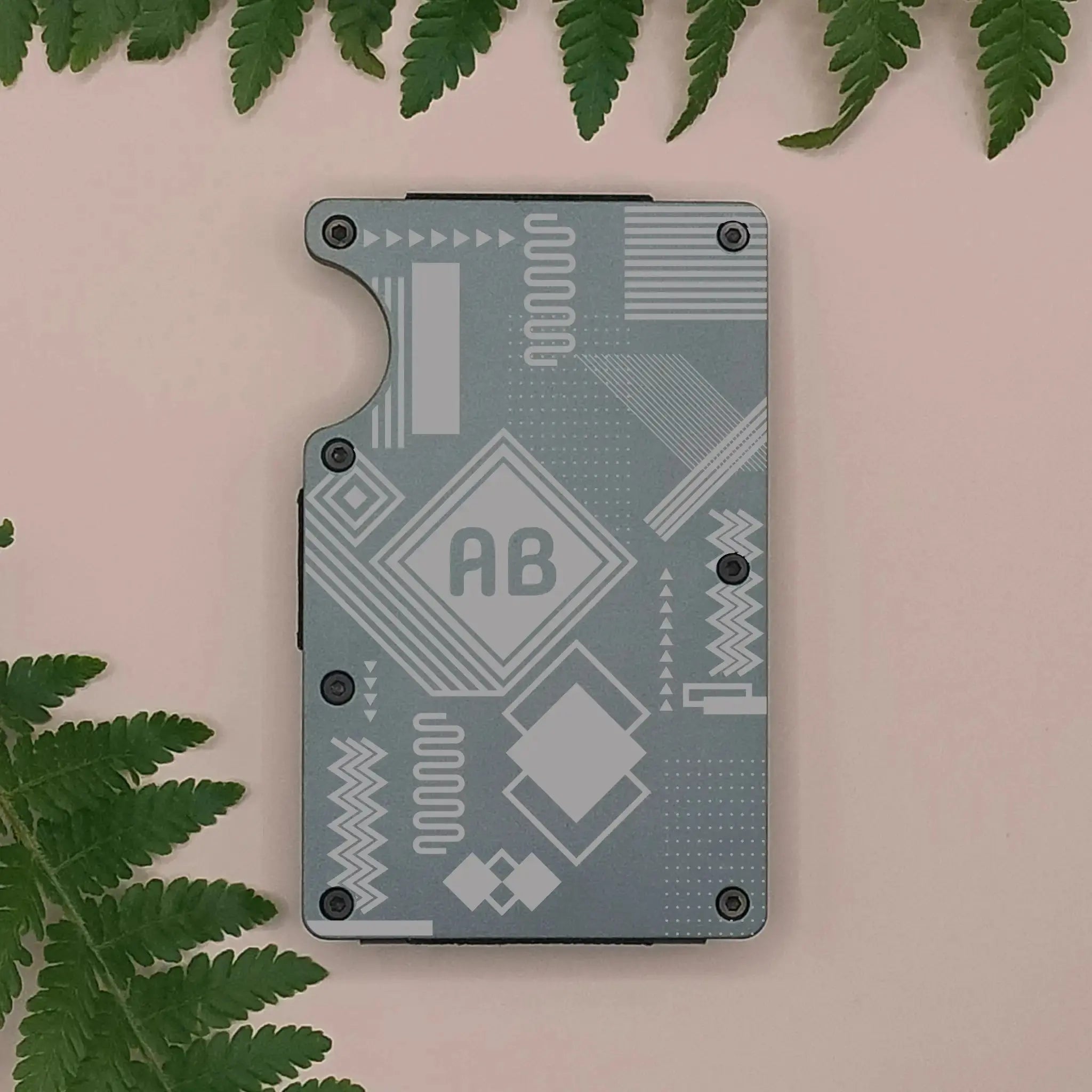 Geometric Minimalist Wallet Burn Wow
