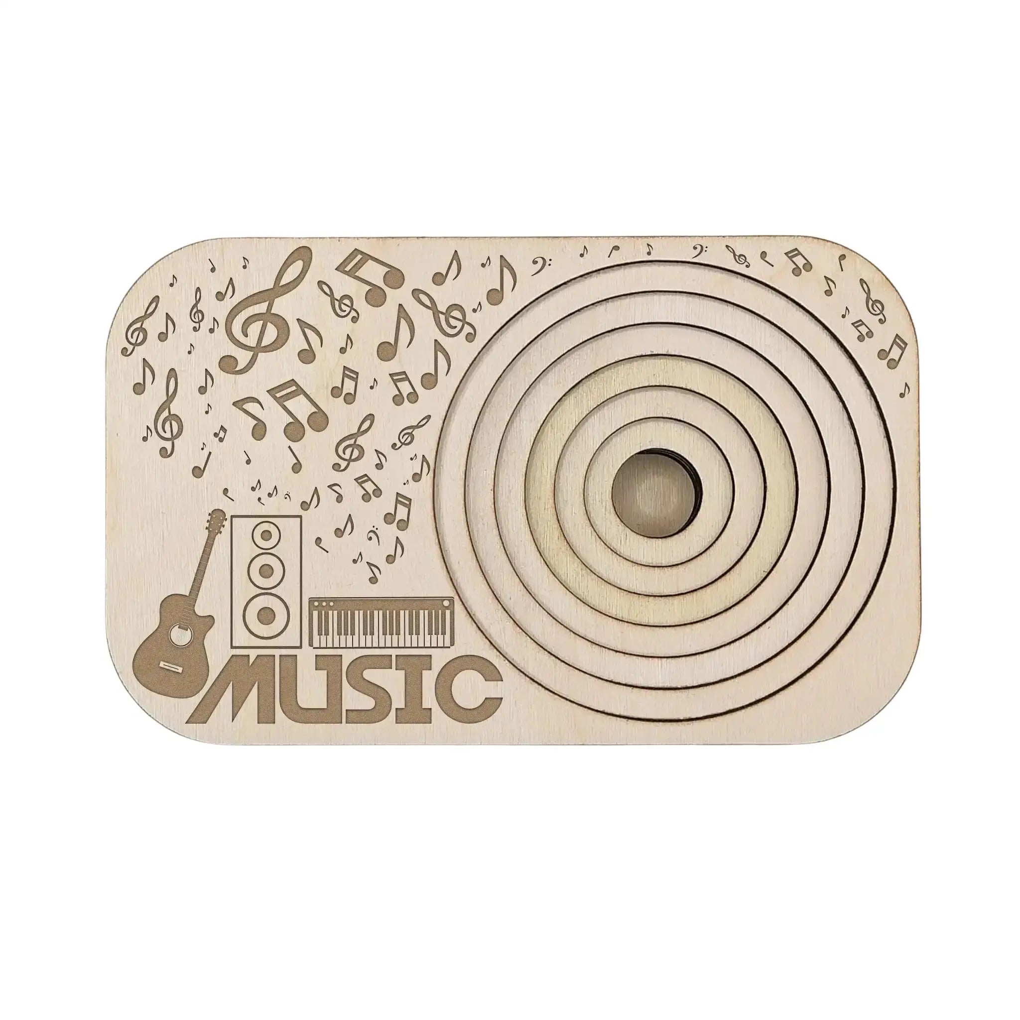 Music Designs Wooden Phone Speaker Box Burn Wow