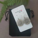 Tropical Wood Earrings Burn Wow