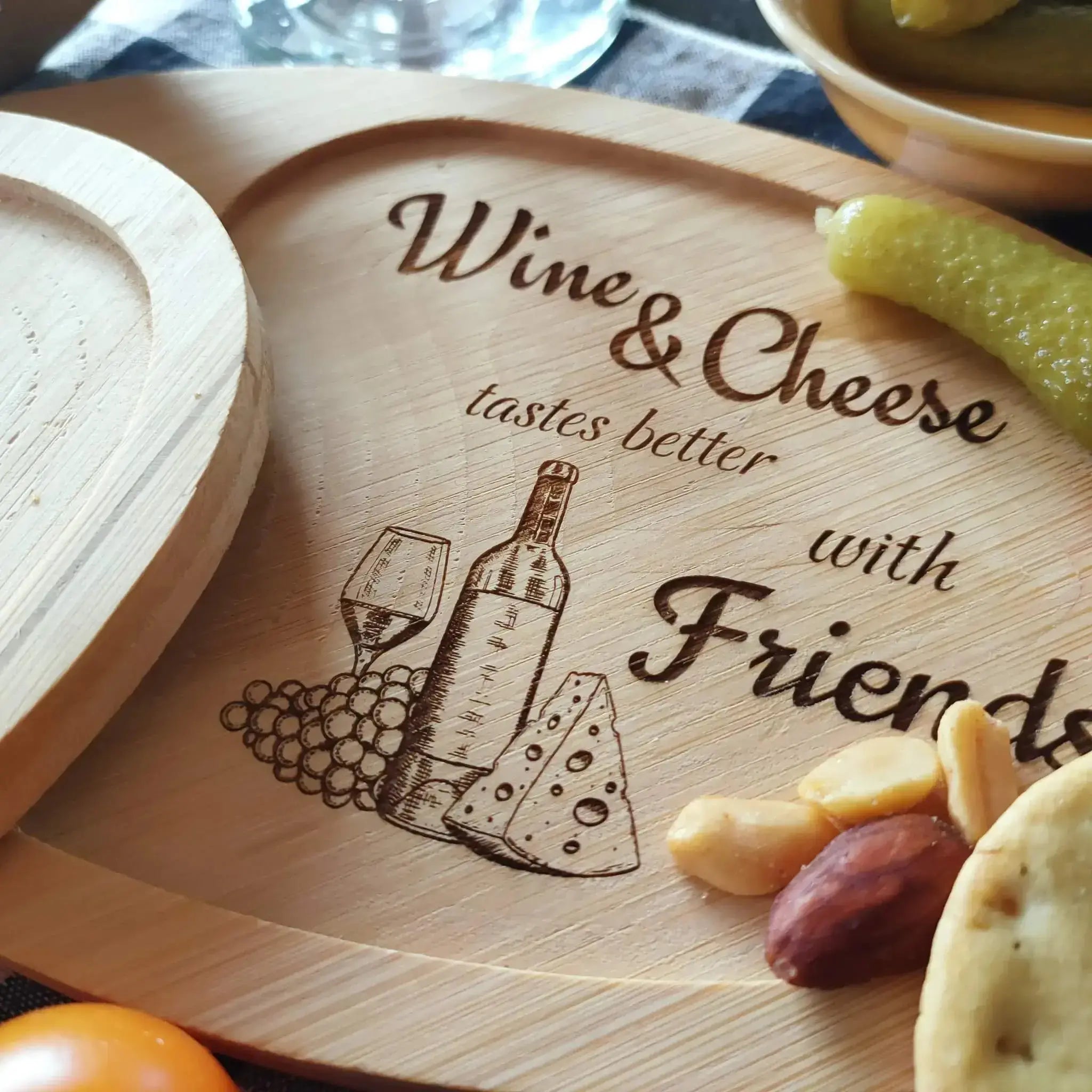 Wine Designs Oval Snack Trays (Set of 4) Burn Wow