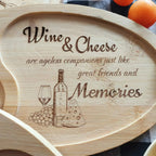 Wine Designs Oval Snack Trays (Set of 4) Burn Wow