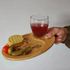 Wine Designs Oval Snack Trays (Set of 4) Burn Wow
