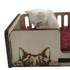 Emotional Support Cat Bed with Pet Burn Wow