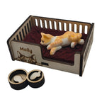 Emotional Support Cat Bed with Pet Burn Wow