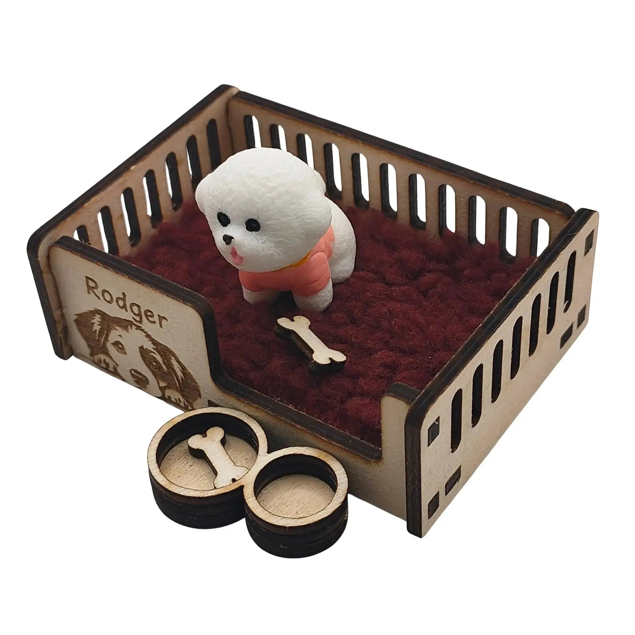 Emotional Support Dog Bed with Pet Burn Wow