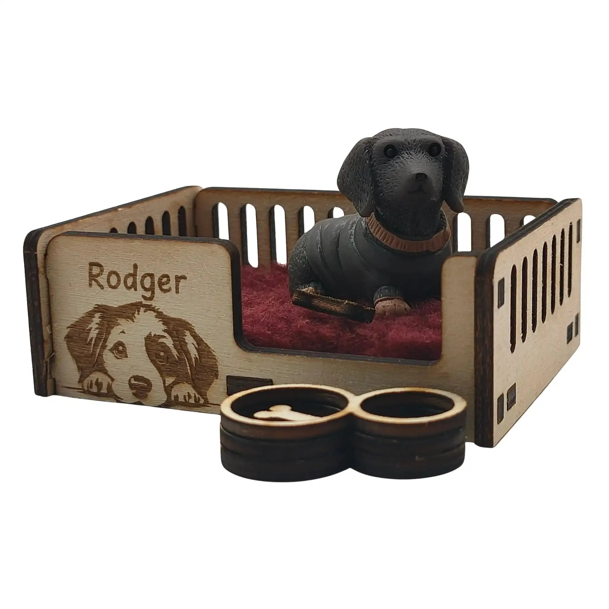 Emotional Support Dog Bed with Pet Burn Wow