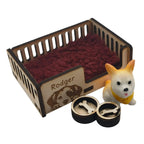 Emotional Support Dog Bed with Pet Burn Wow