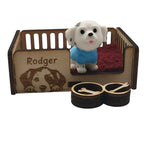 Emotional Support Dog Bed with Pet Burn Wow