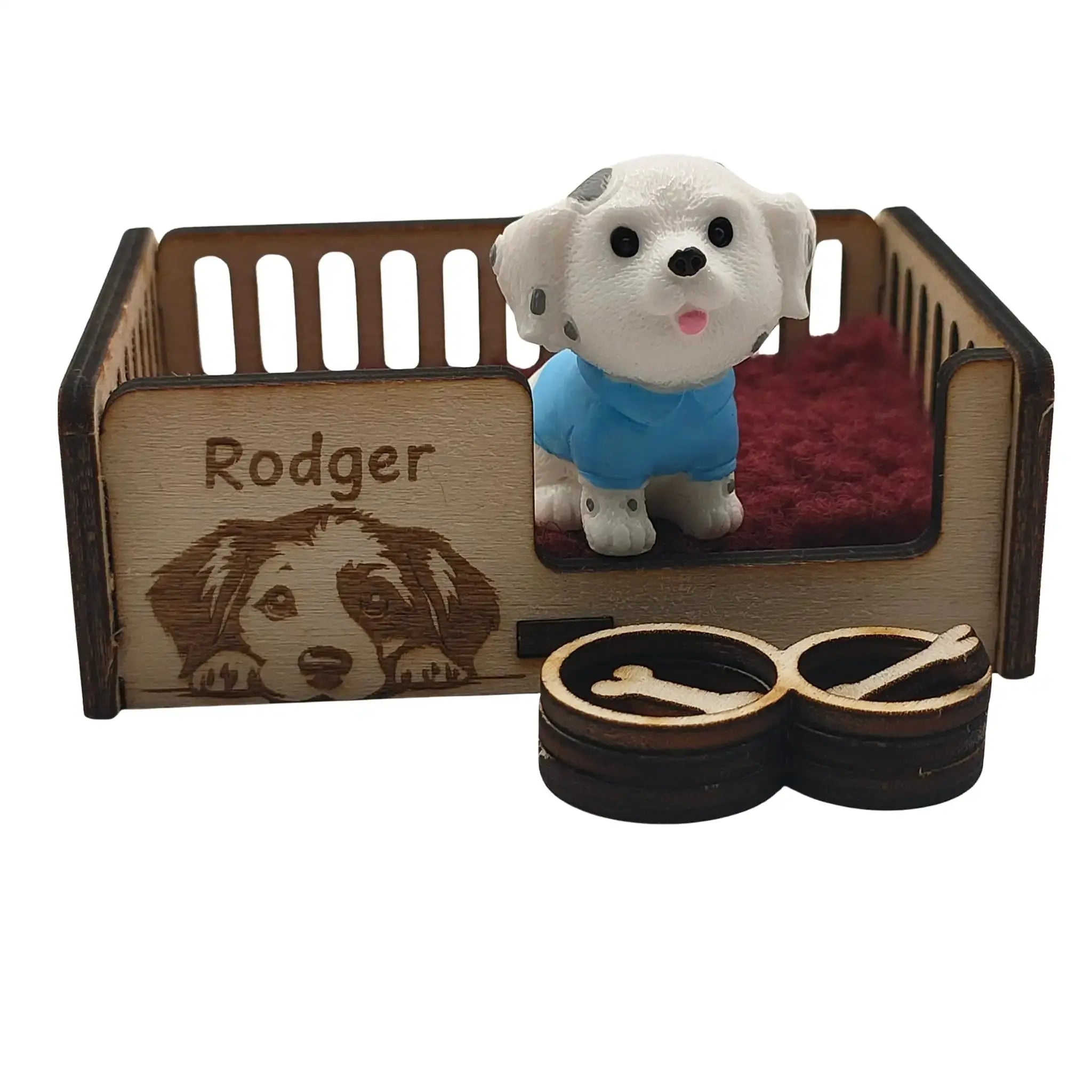Emotional Support Dog Bed with Pet Burn Wow